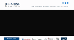 Desktop Screenshot of dearingfirm.com